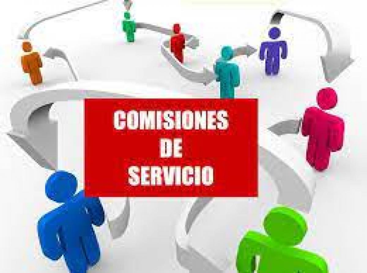 Comisiones servicios