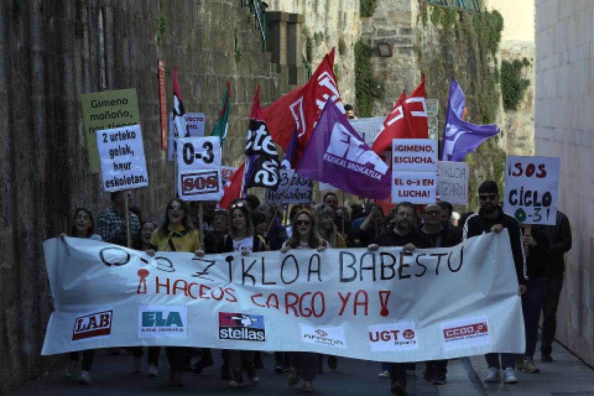 Manifestacin en defensa del 0-3.
