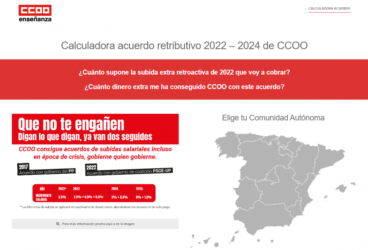Calculadora Acuerdo Retributivo 2022-2024